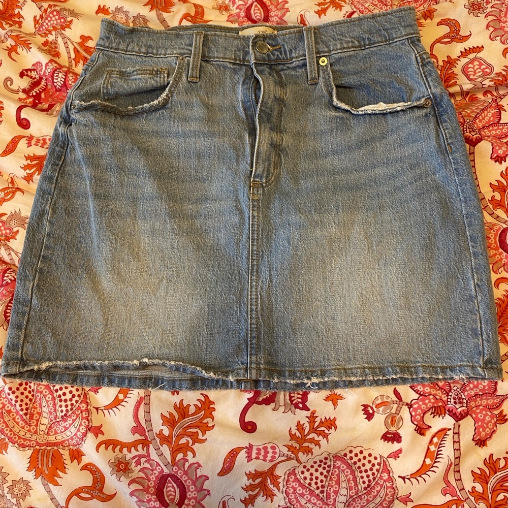 universal thread denim skirt